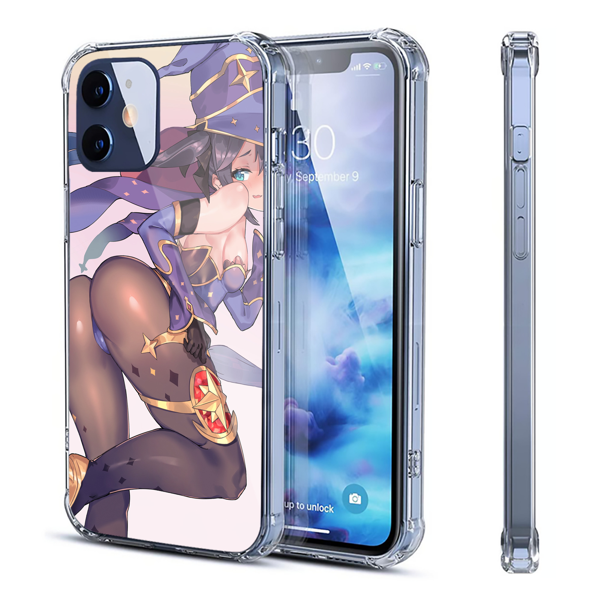 げんし神 genshin 【iPhone 12シリーズ対応】透明スマホケース（クリアソフトケース）